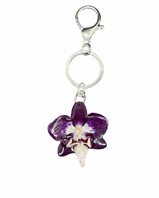 Anthurium/Orchid key chain
