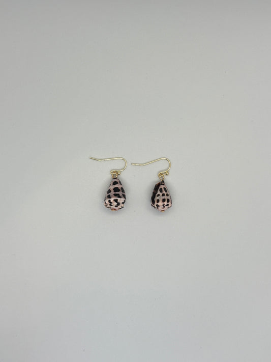 Hebrew cone shell earring