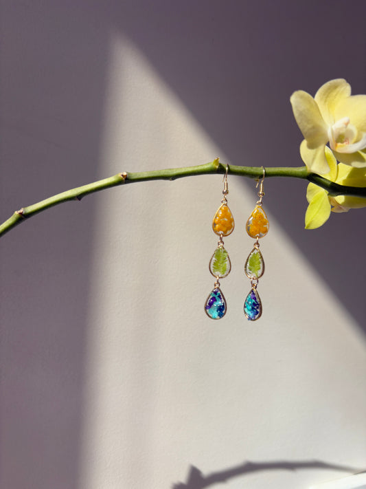 Aurora drop earrings